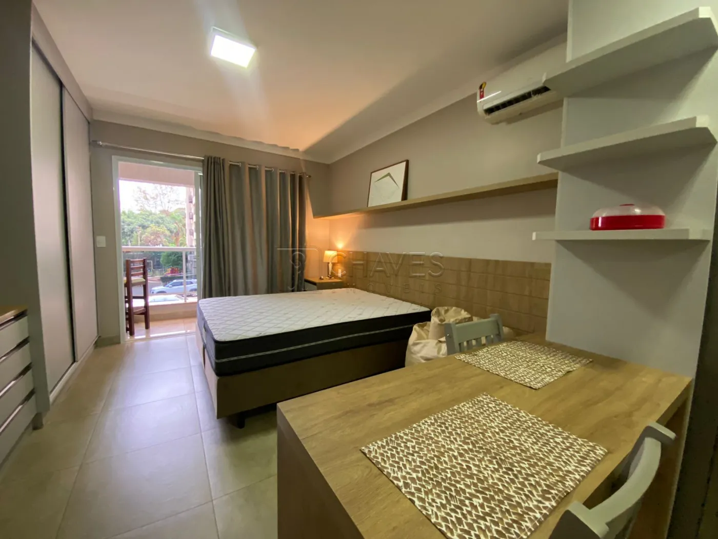 Flat mobiliado de 35 m² para alugar no Edifício Infinity Residencial, Zona Sul de Ribeirão Preto
Flat mobiliado de 35 m² para alugar no Edifício Infinity Residencial, Zona Sul de Ribeirão Preto
 Alugar Apartamento / Flat em Ribeirão Preto R$ 2.060,00 - Foto 3