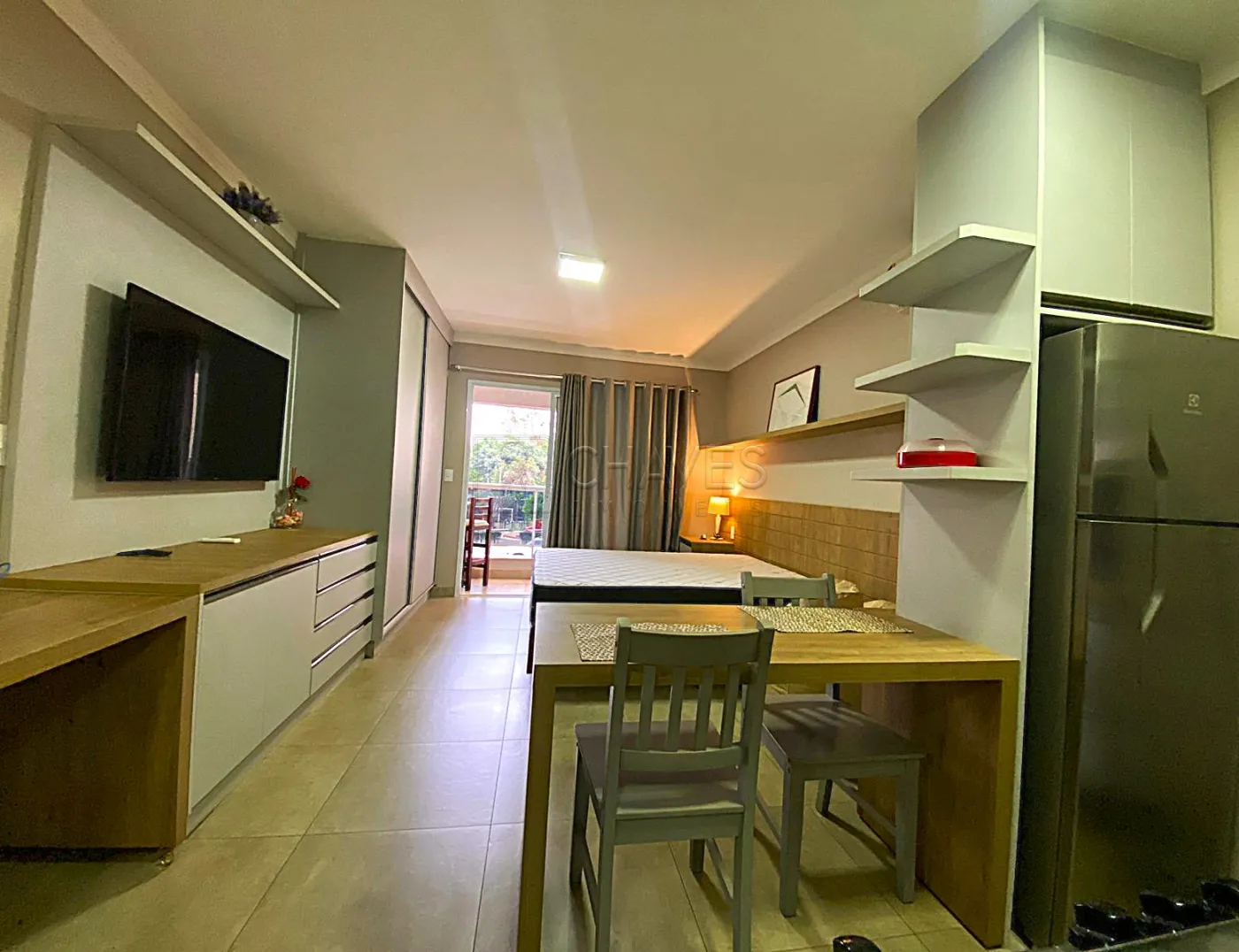 Flat mobiliado de 35 m² para alugar no Edifício Infinity Residencial, Zona Sul de Ribeirão Preto
 Alugar Apartamento / Flat em Ribeirão Preto R$ 2.060,00 - Foto 2