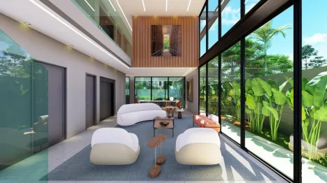 imagem 3 - Casa condomínio 4 suítes à venda no condomínio Reserva Santa Luisa, 388 m², Bonfim Paulista, Ribeirão Preto imagem 3 - Casa condomínio 4 suítes à venda no condomínio Reserva Santa Luisa, 388 m², Bonfim Paulista, Ribeirão Preto